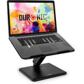 Transparentes Laptopstaender aus Holz fuer Homeoffice